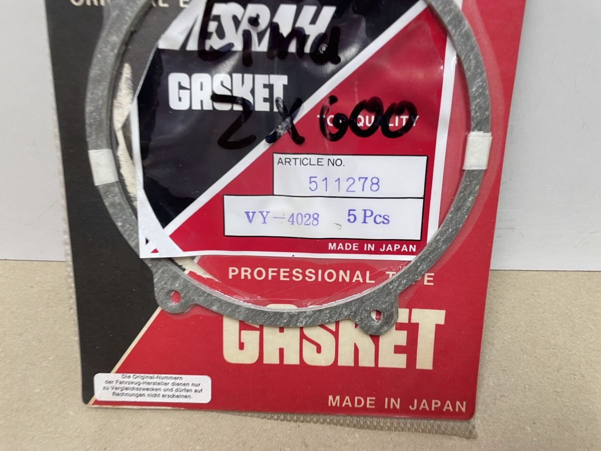 5x Kawasaki ZL 600 A1 A2- Dichtung Lichtmaschine alternator cover gasket (118-15)