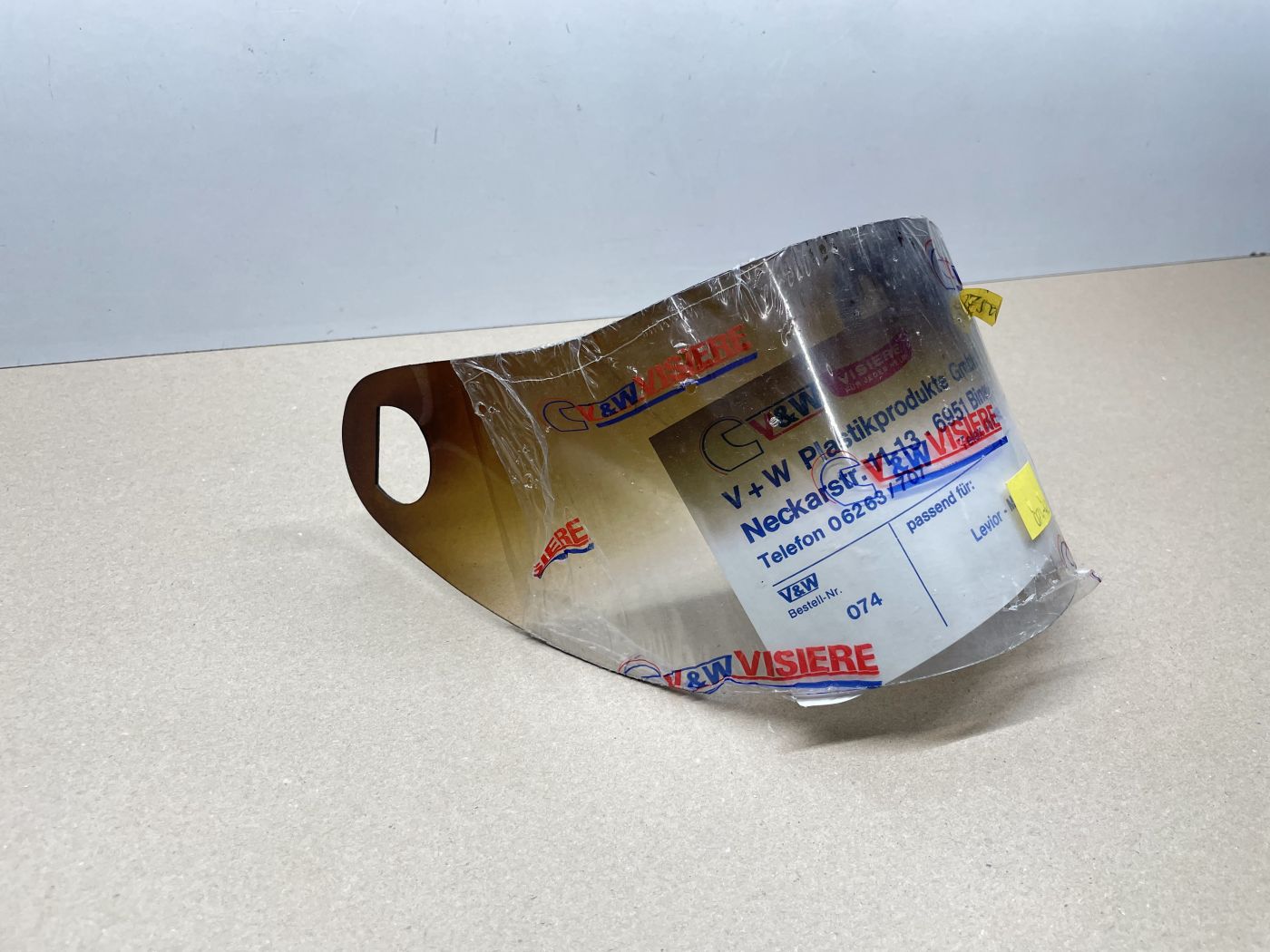 Levior M1 Helmvisier halb getönt Schutzvisier Helm NOS NEU  (106)