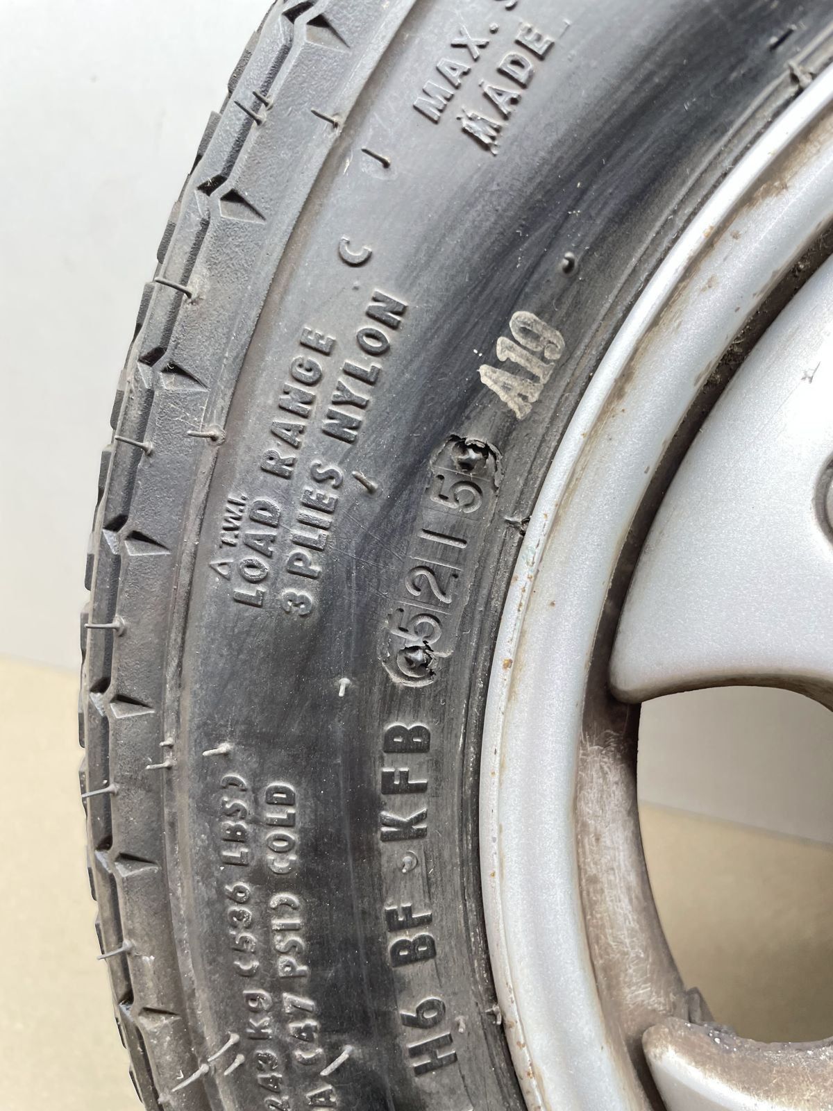 Yamaha Cygnus XC 125 - Vorderrad Reifen Felge vorne front wheel (74)
