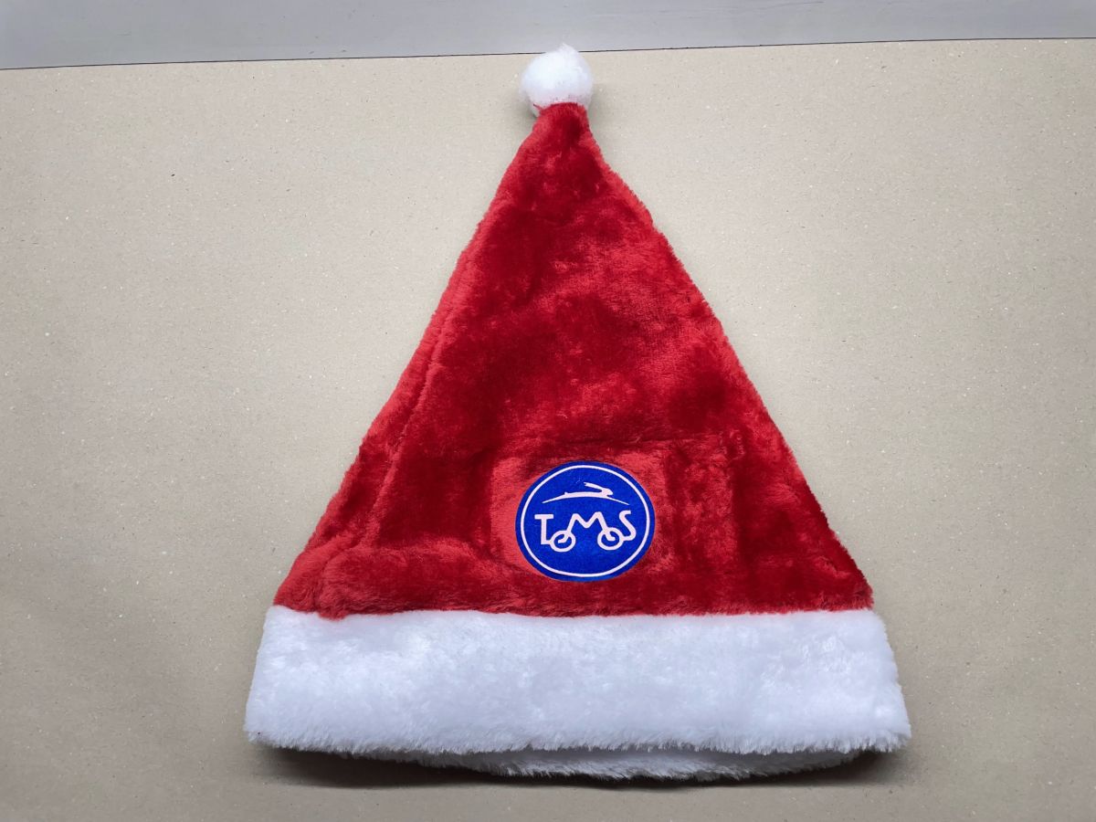 Weihnachtsmütze mit Tomos Logo Nikolausmütze A35 Quadro Flexer Motor (94T)