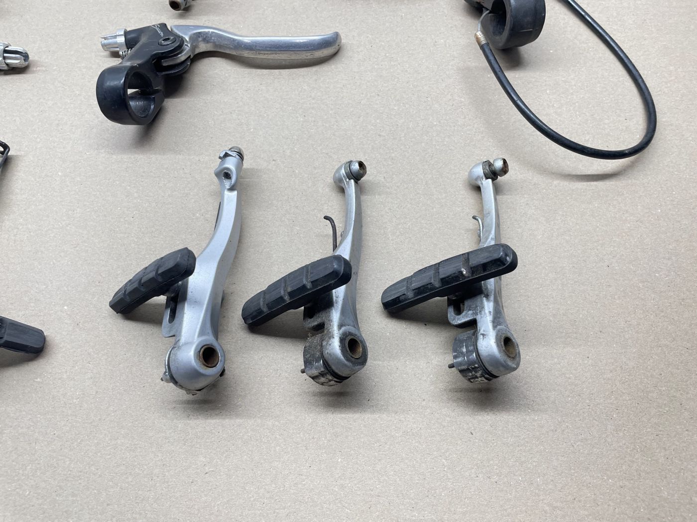 Fahrrad Bremshebel TEKTRO PROMAX Saccon Bremsarm Felgenbremse Bremsbeläge (112G)