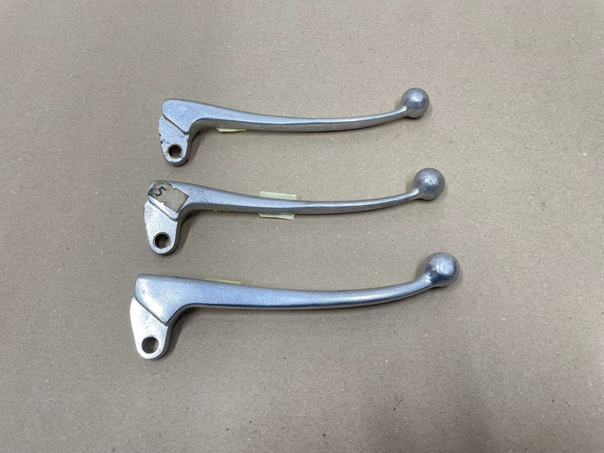 3x Yamaha YA6 YL2 GT RD 60 LB 80 ? - Bremshebel rechts brake lever (118-11)