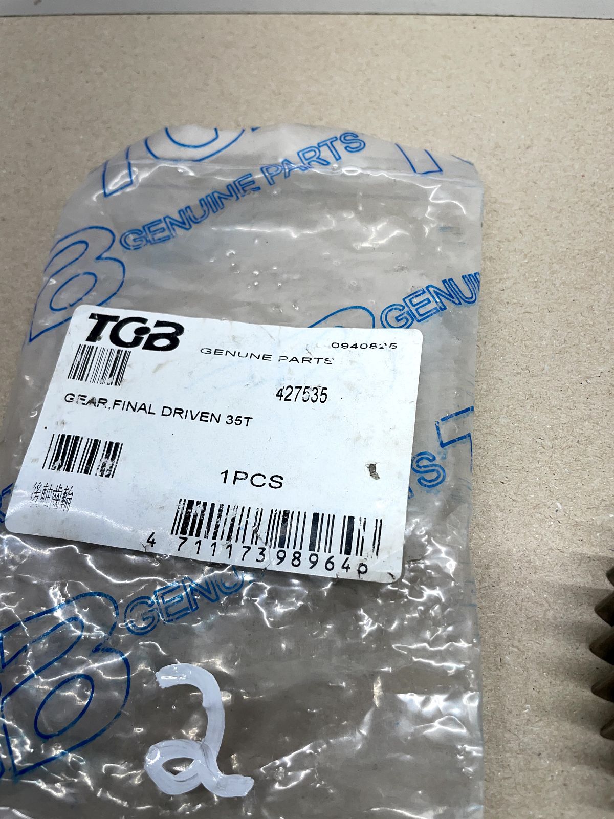 Pegasus SKY Corona R50X TGB Bullet Zahnrad Getriebe 427535 gear driven (40-18)