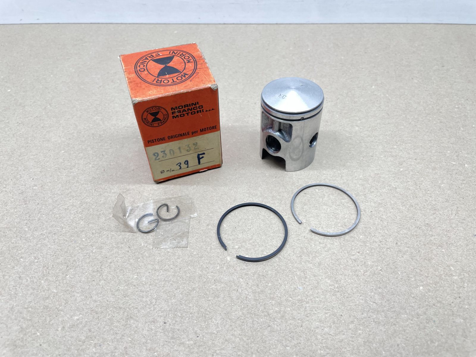 Franco Morini S5 Kolben 39mm VERTEX - Malaguti Grizzly LEM 50 AC piston (118-23)
