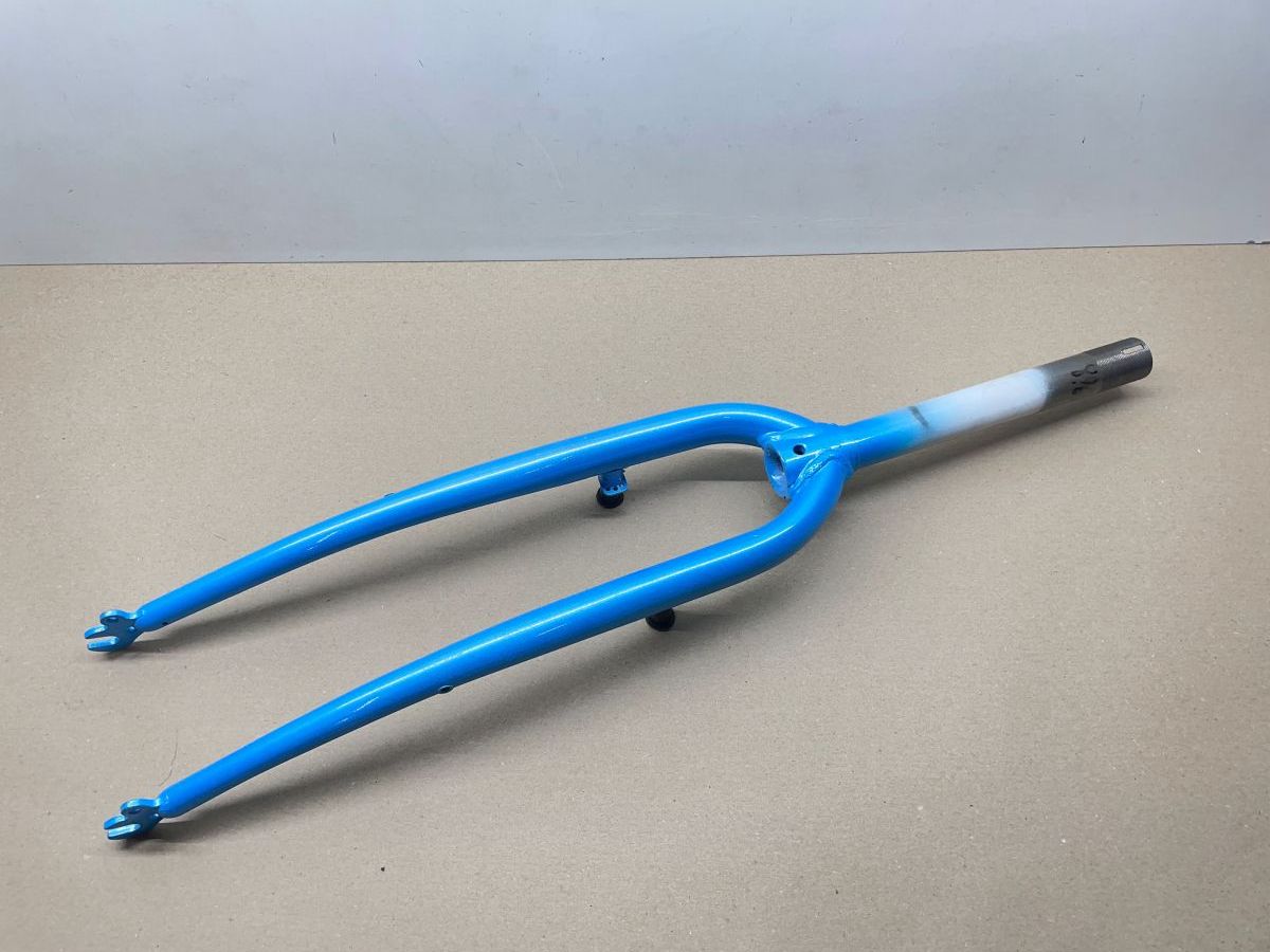 ORIGINAL PEUGEOT Starrgabel 1"  NEU  Blau  Schaftlänge 190mm  (GB3)