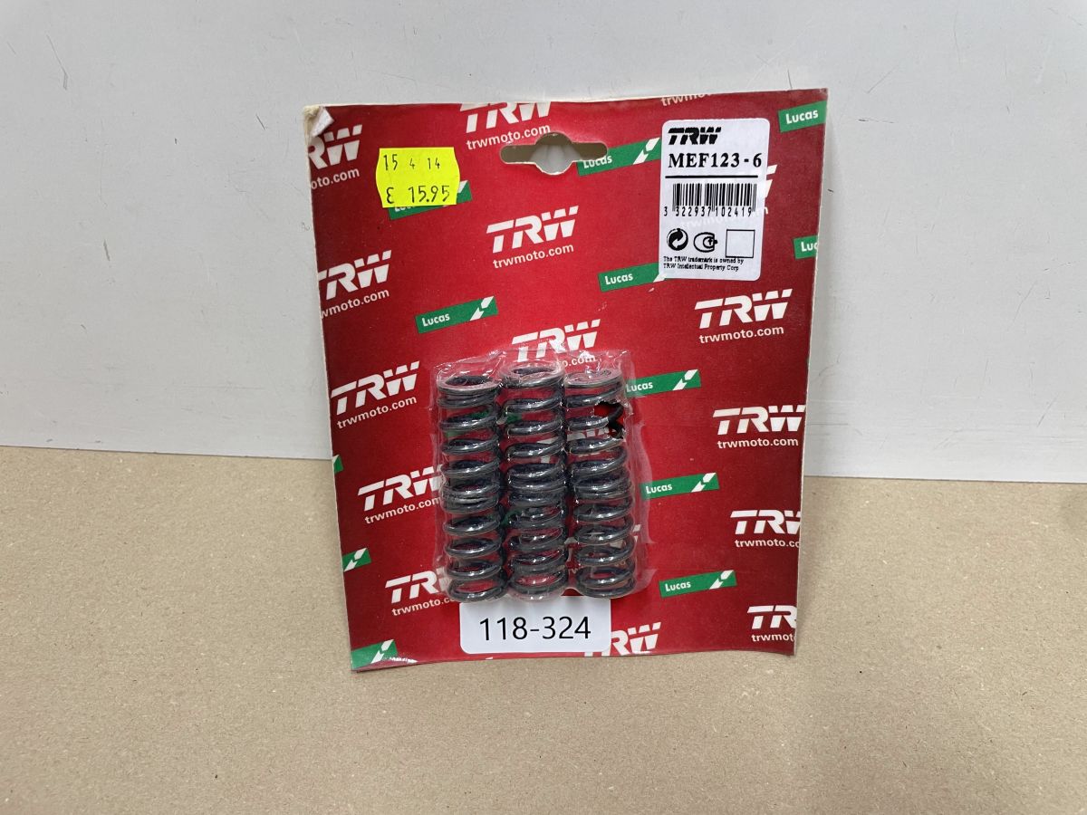 TRW MEF 123-6 Kupplungsfedern  /  HONDA CR 80, XR 100, CRF 100  (118-7)