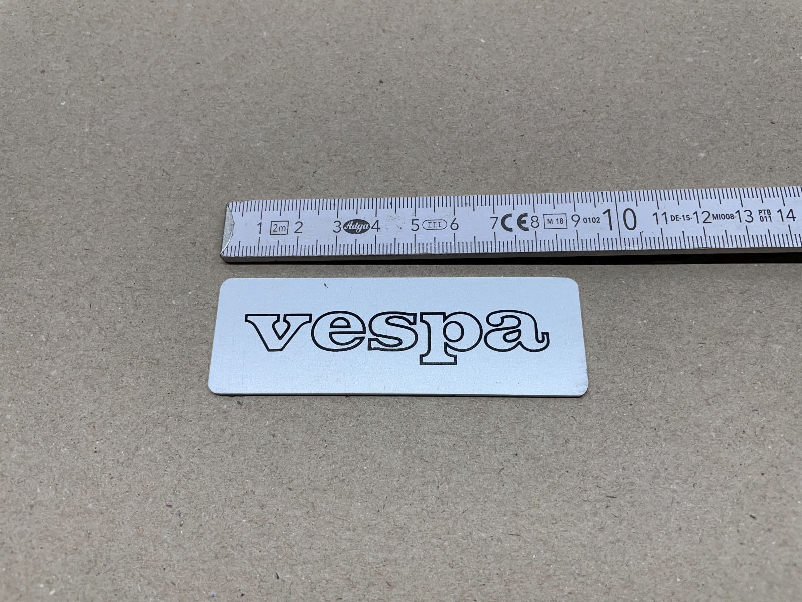 ORIGINAL Vespa Aufkleber Sticker Schriftzug Logo Emblem Roller (P22)