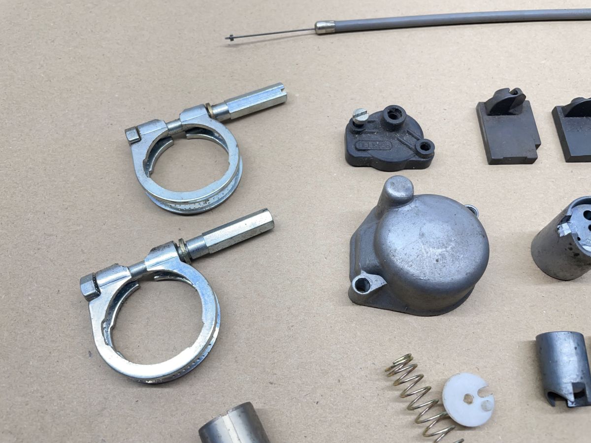 Vespa PK PX ? Vergaserteile Düse Gasschieber Schwimmerkammer Deckel Schelle (W9)