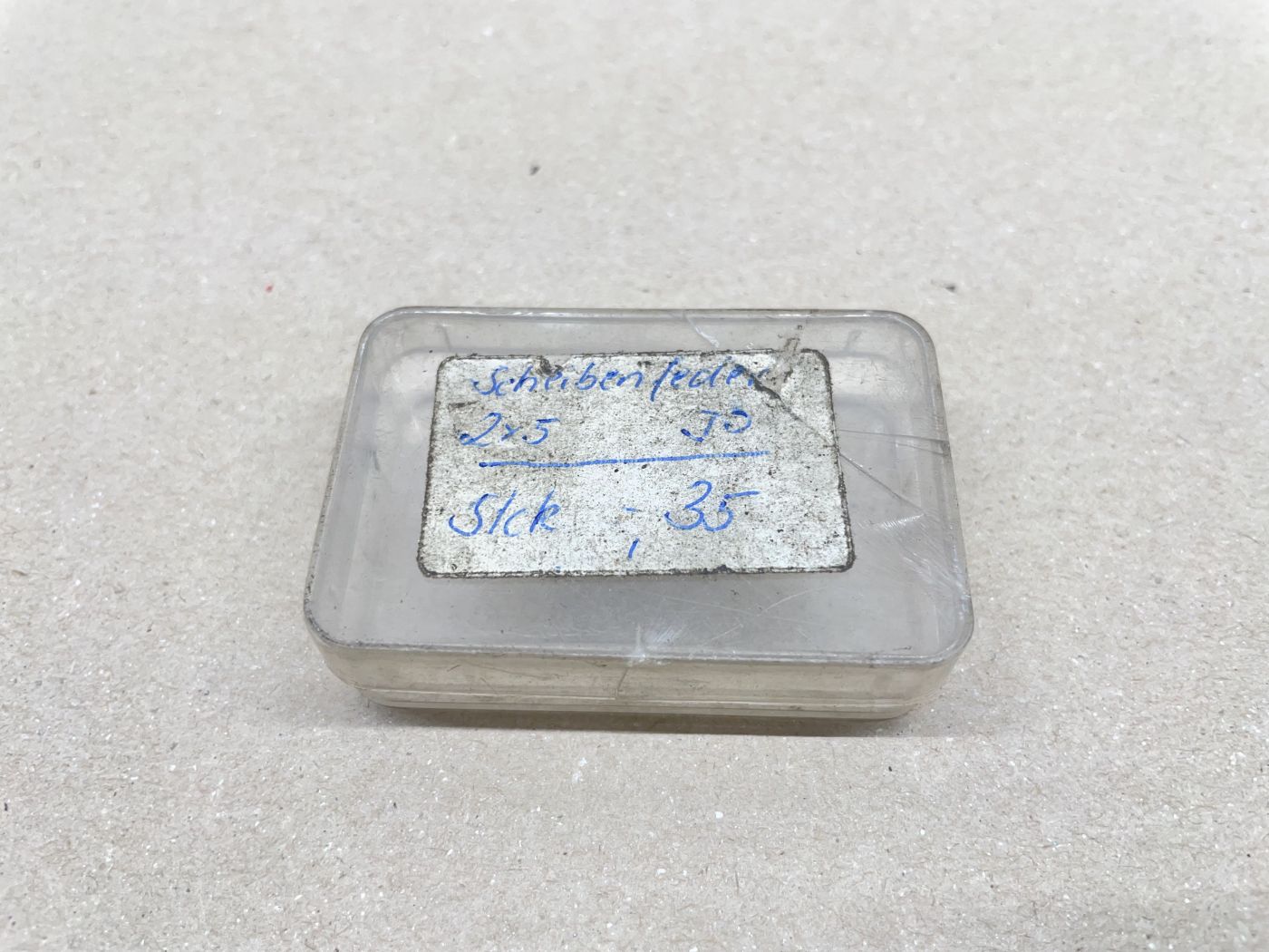 10x Scheibenfeder Halbmond 2x5mm NOS Polrad Kurbelwelle ILO G50 Piano Motor (39-54)