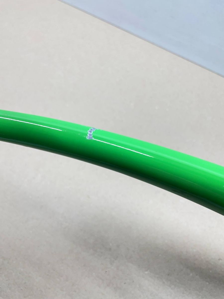 26"  MTB Starrgabel 1" CROWNLESS ALL CR.MO  Grün  Schaftlänge 215mm  (GB3)