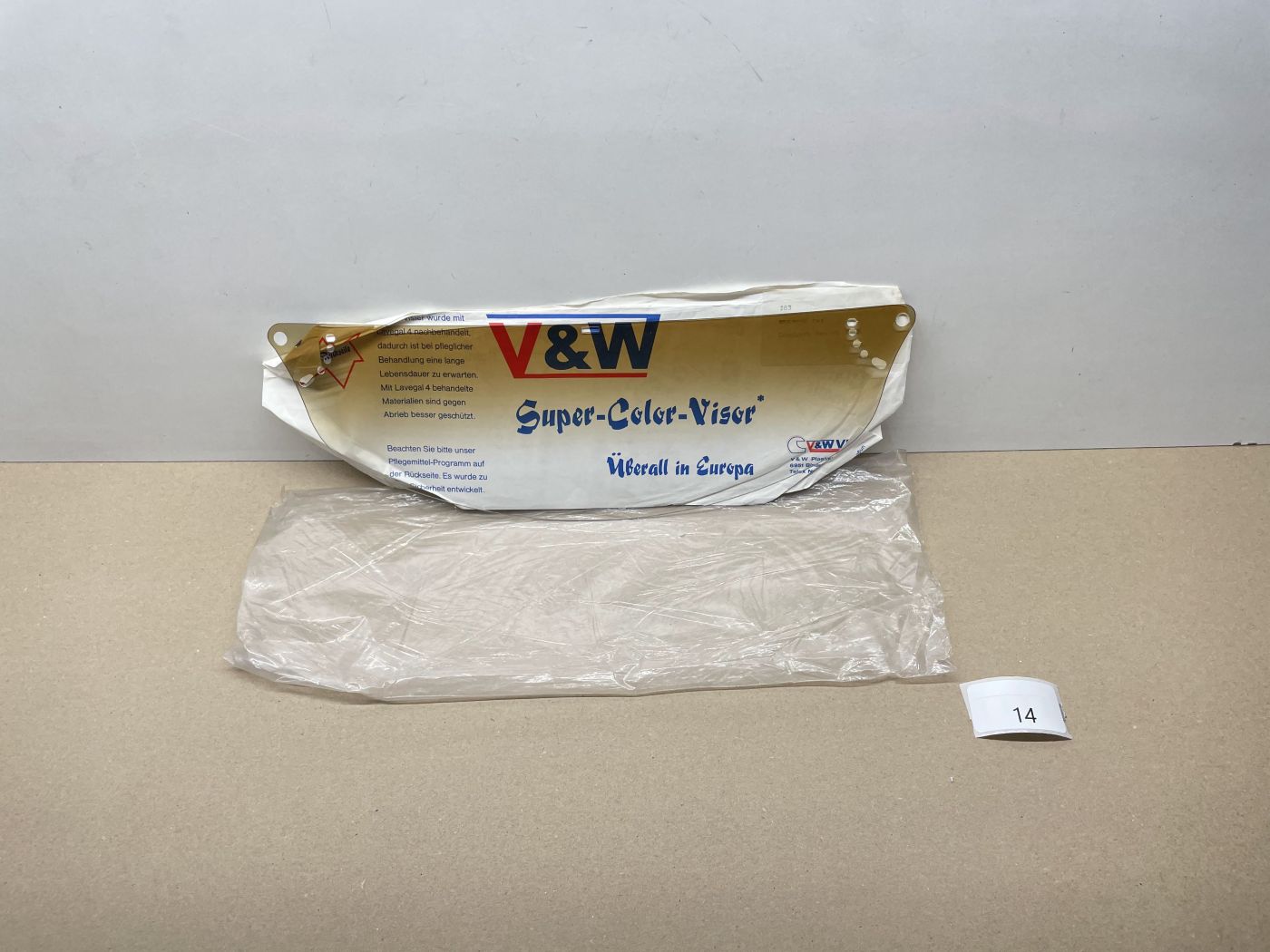 Schuberth Visier Super Visor 82 Braun getönt verlaufend NOS Helmvisier (106)
