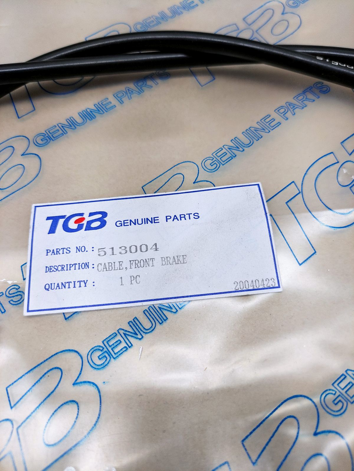 TGB Hornet ATV 50 90 - ORIGINAL Bremszug vorne 513004 front brake cable (40-14)