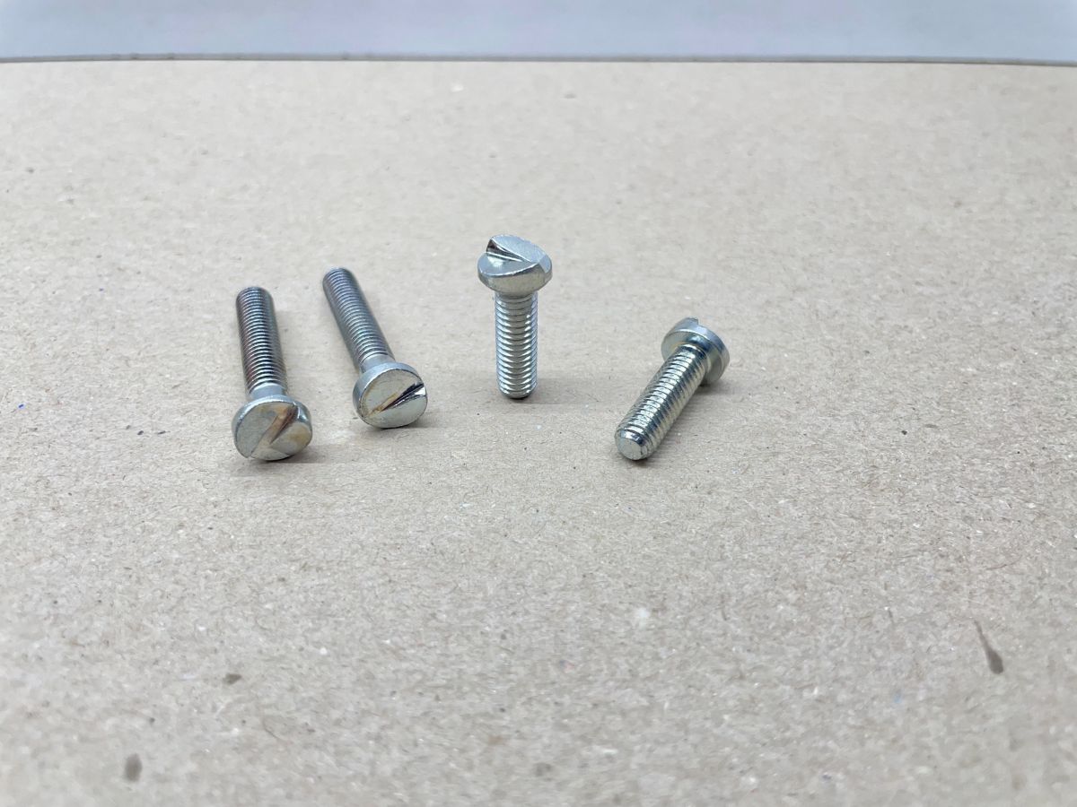4x Fächerschraube M6 x 38mm, 23mm NOS Mofa Moped Sachs Motor Hercules KTM (39-37)