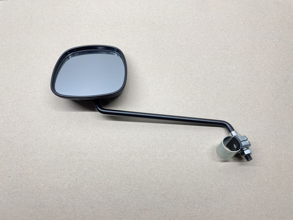 Spiegel BUMM 922/16PM Schwarz eckig Fahrrad 22mm Schelle Saxonette (94-170R)