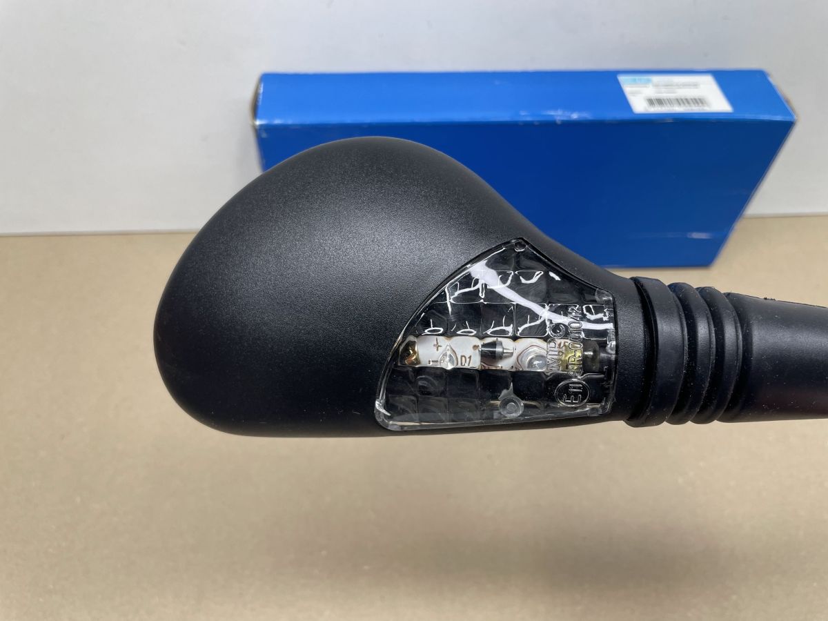 Rückspiegel mit LED Blinker rechts  - Yamaha MBK mirror with turn signal (118-17)