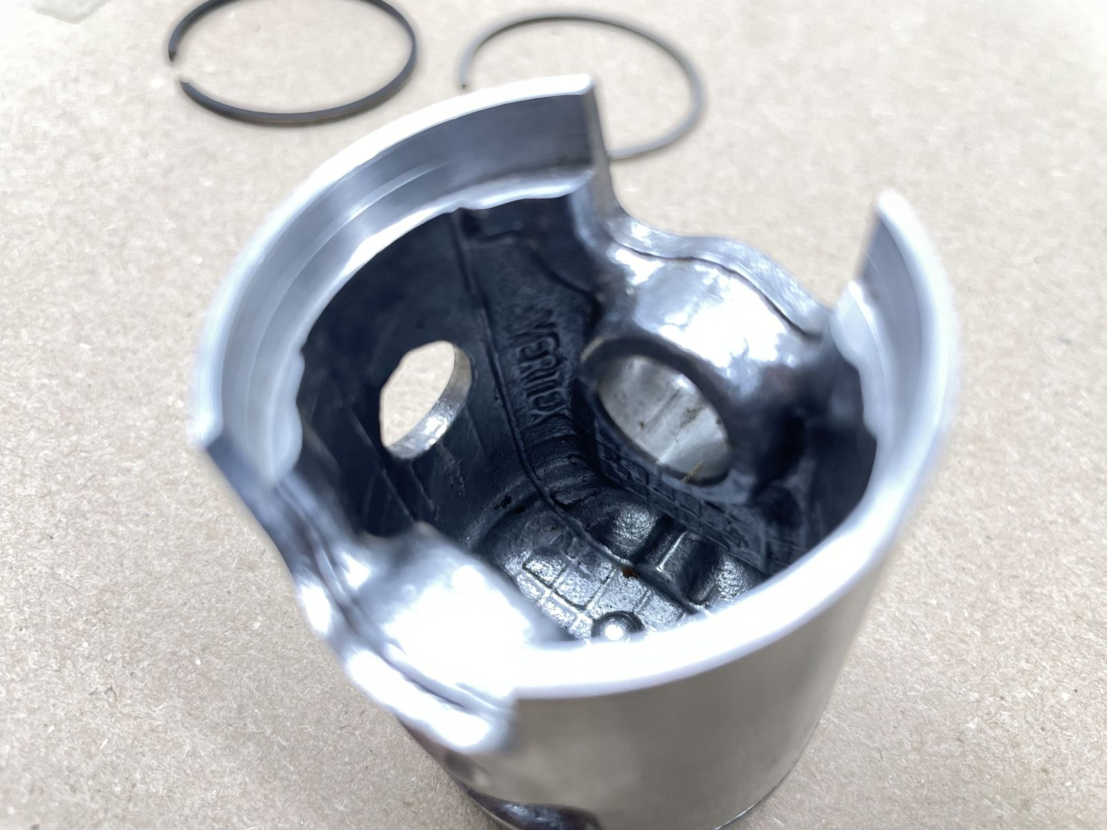 Franco Morini S5 Kolben 39mm VERTEX - Malaguti Grizzly LEM 50 AC piston (118-23)