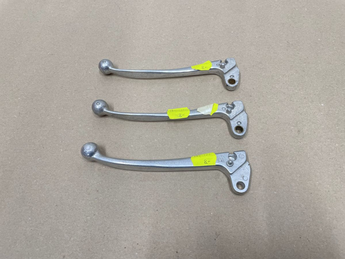 3x Yamaha YA6 YL2 GT RD 60 LB 80 ? - Bremshebel rechts brake lever (118-11)