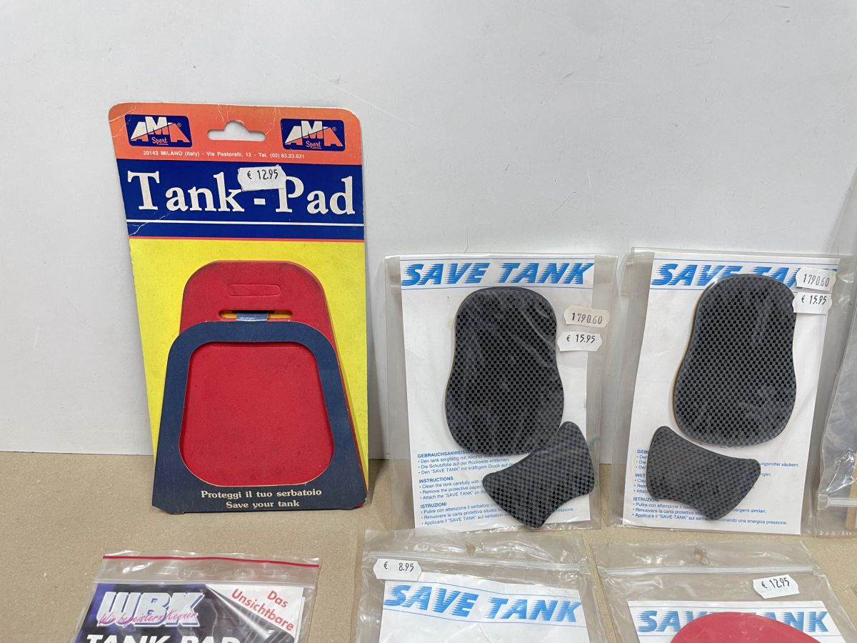 16x Tankpad Tankschutz NOS - Motorrad Yamaha BMW Honda Kawasaki Suzuki (118-16)