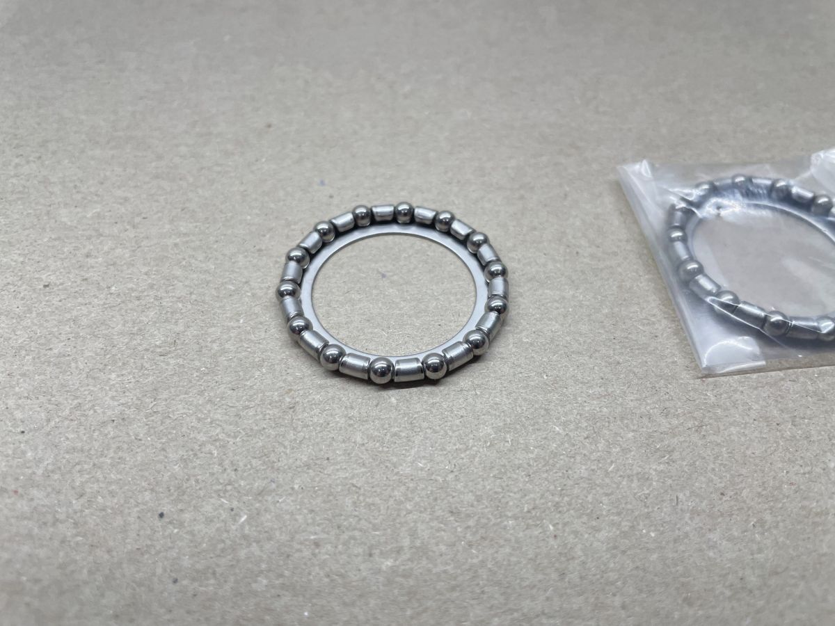 2x Piaggio Ciao - Lenkkopflager Lagerring Steuersatz Ring NEU (94-507)