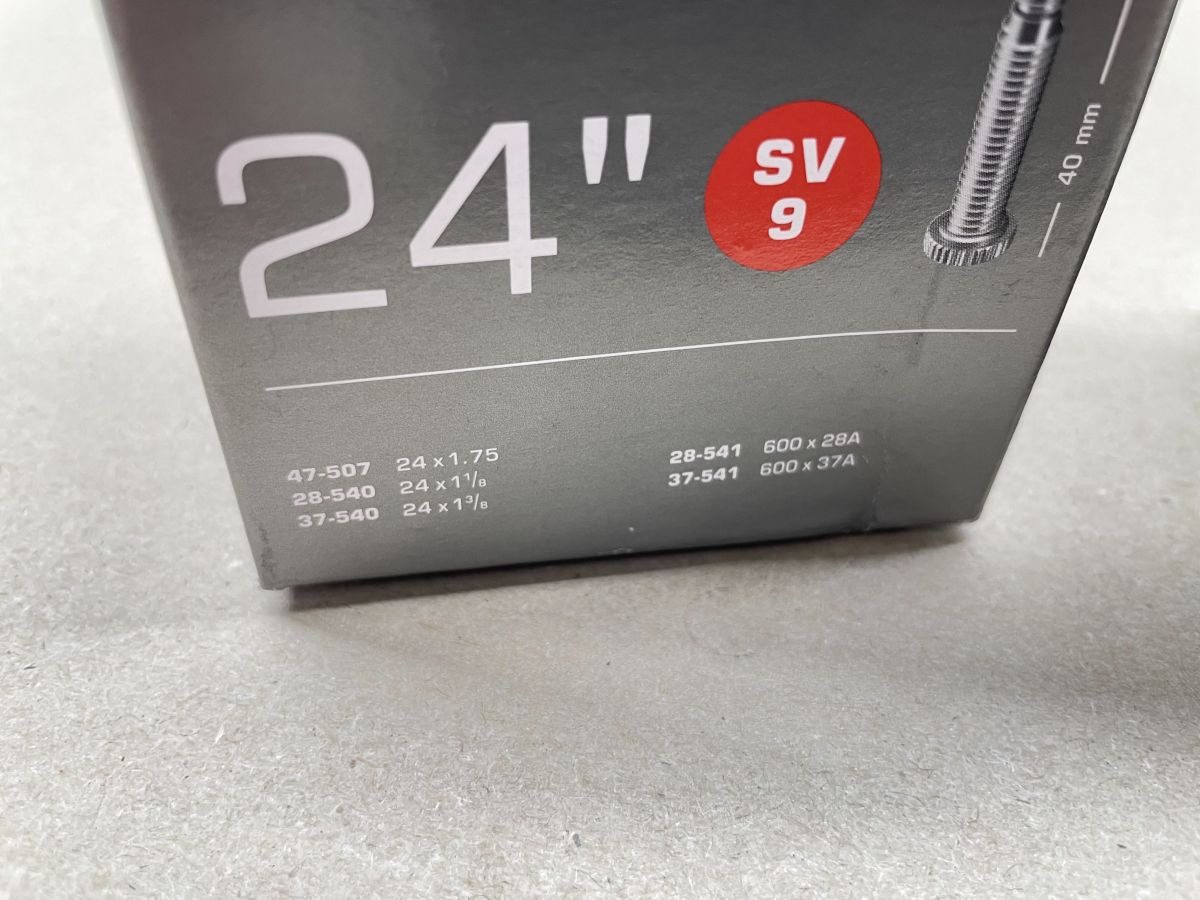 2x Schwalbe 24" SV9 Schlauch 40 mm 24 X 1 1/8"-1.75" 28/47-507/541 NEU (94-261)