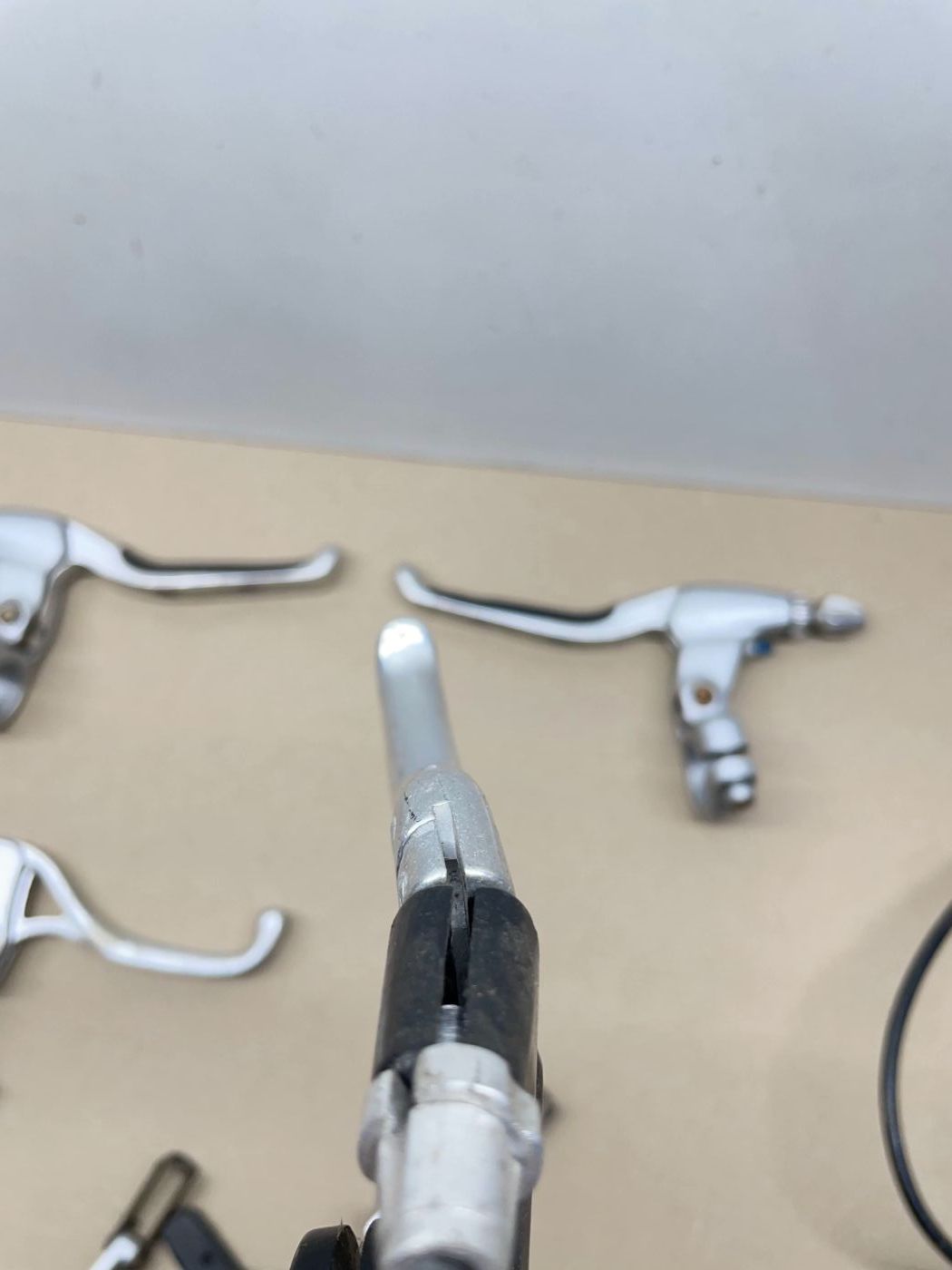 Fahrrad Bremshebel TEKTRO PROMAX Saccon Bremsarm Felgenbremse Bremsbeläge (112G)