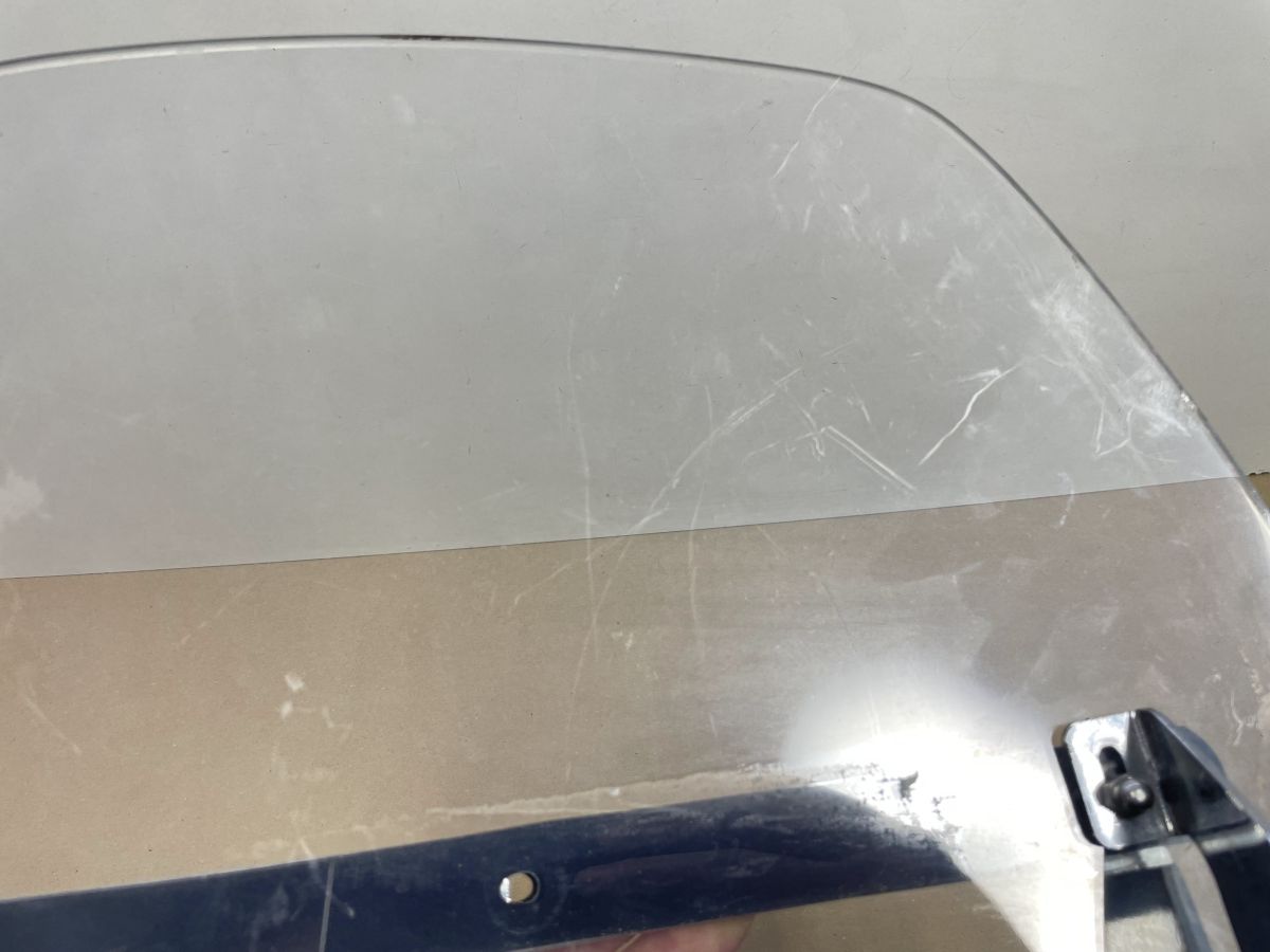 Windschild + Halterung Windschutzscheibe - Kawasaki Yamaha Suzuki Honda (118-W)