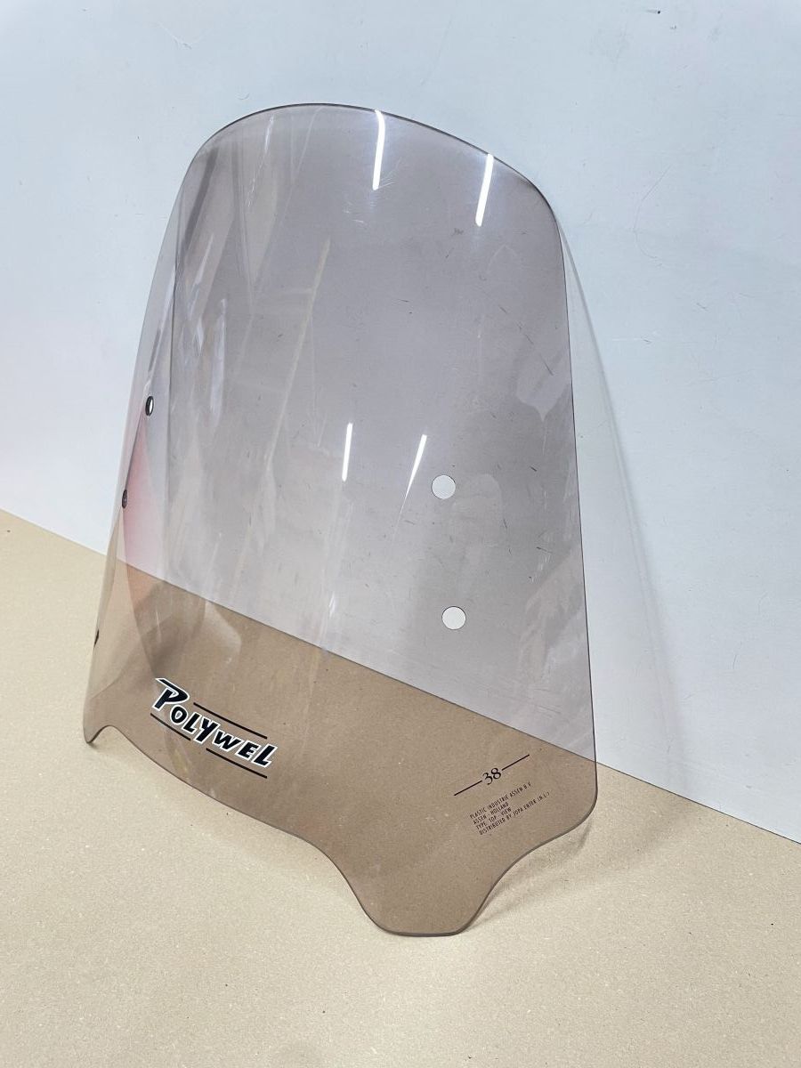 Windschild Polywel 38 getönt - Kawasaki Yamaha Suzuki Honda windshield (118-W)