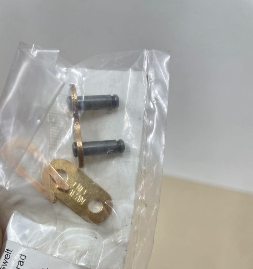 6x D.I.D Kettenschloss 415S GOLD Clipschloss chain master link  (118-8)