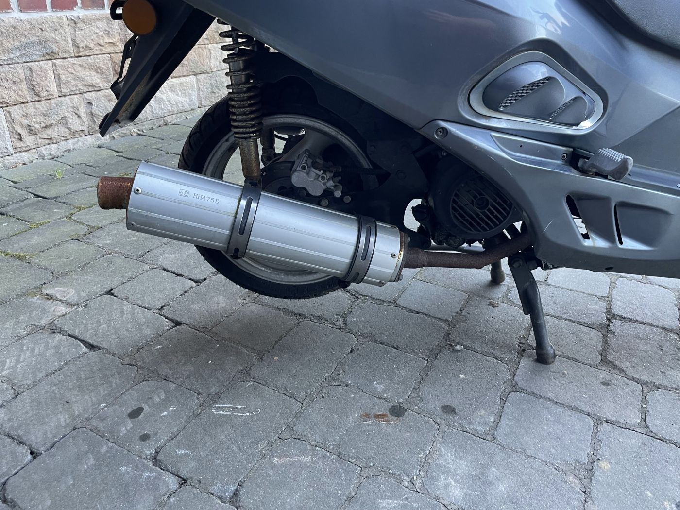 Jonway YY125T Rallox Ranger - original Auspuff HH475D Krümmer exhaust  (116)