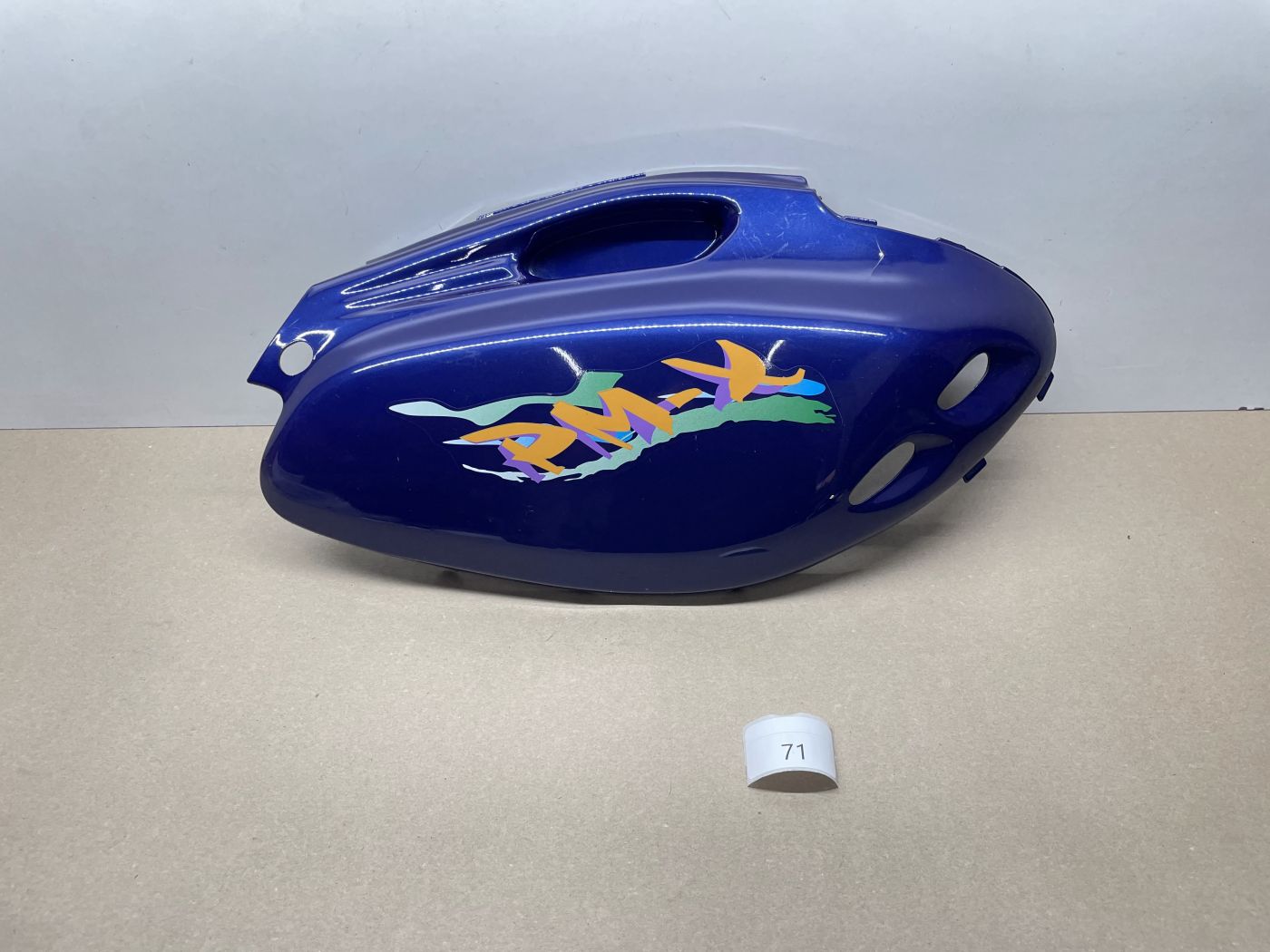 PGO PMX 50 - Seitenteil rechts Verkleidung Abdeckung Sitzbank fairing (118-V)