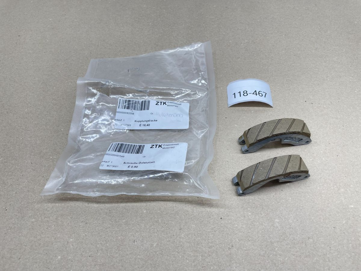 Franco Morini S6E - Kupplungsbacken NOS 127383 clutch shoe LEM Malaguti (118-20)