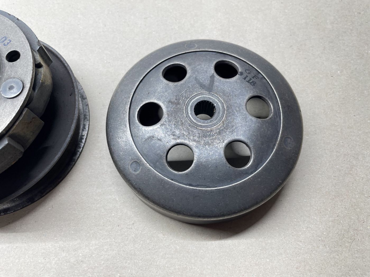 Rex RS 450 -  ORIGINAL Kupplung komplett Wandler Kupplungsglocke (102-15)