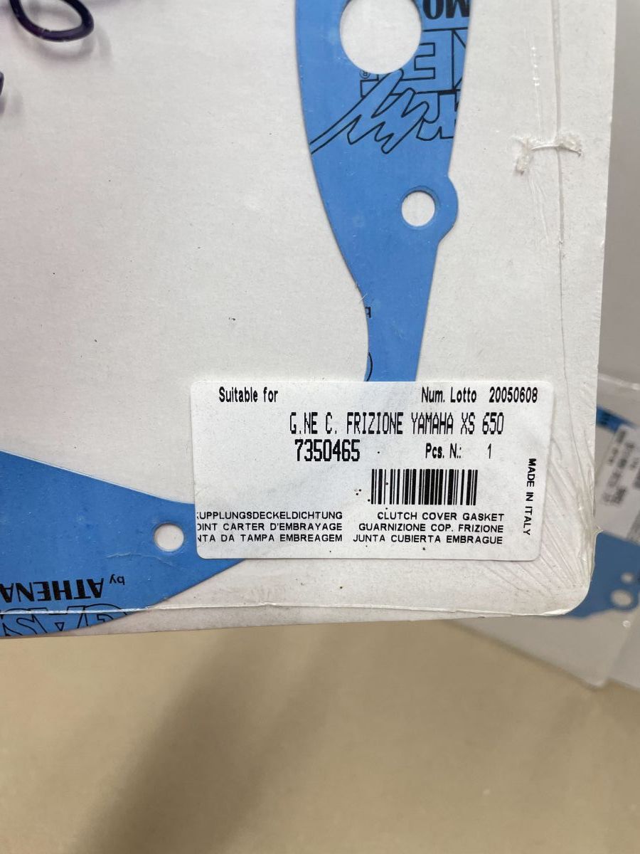 2x Yamaha XS 650 - Kupplungsdeckeldichtung clutch cover gasket (118-15)