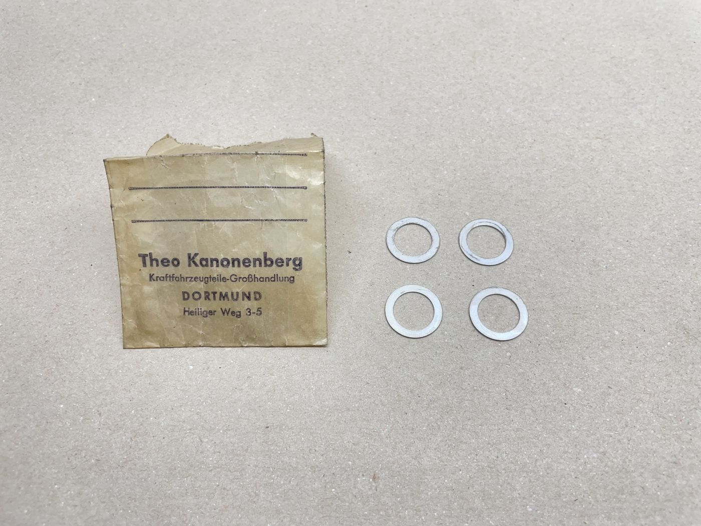 Sachs 50/2 50/3 Motor 4x Ausgleichsscheibe 18,5 x 13 x 0,6 NOS Passscheibe (39-70R)