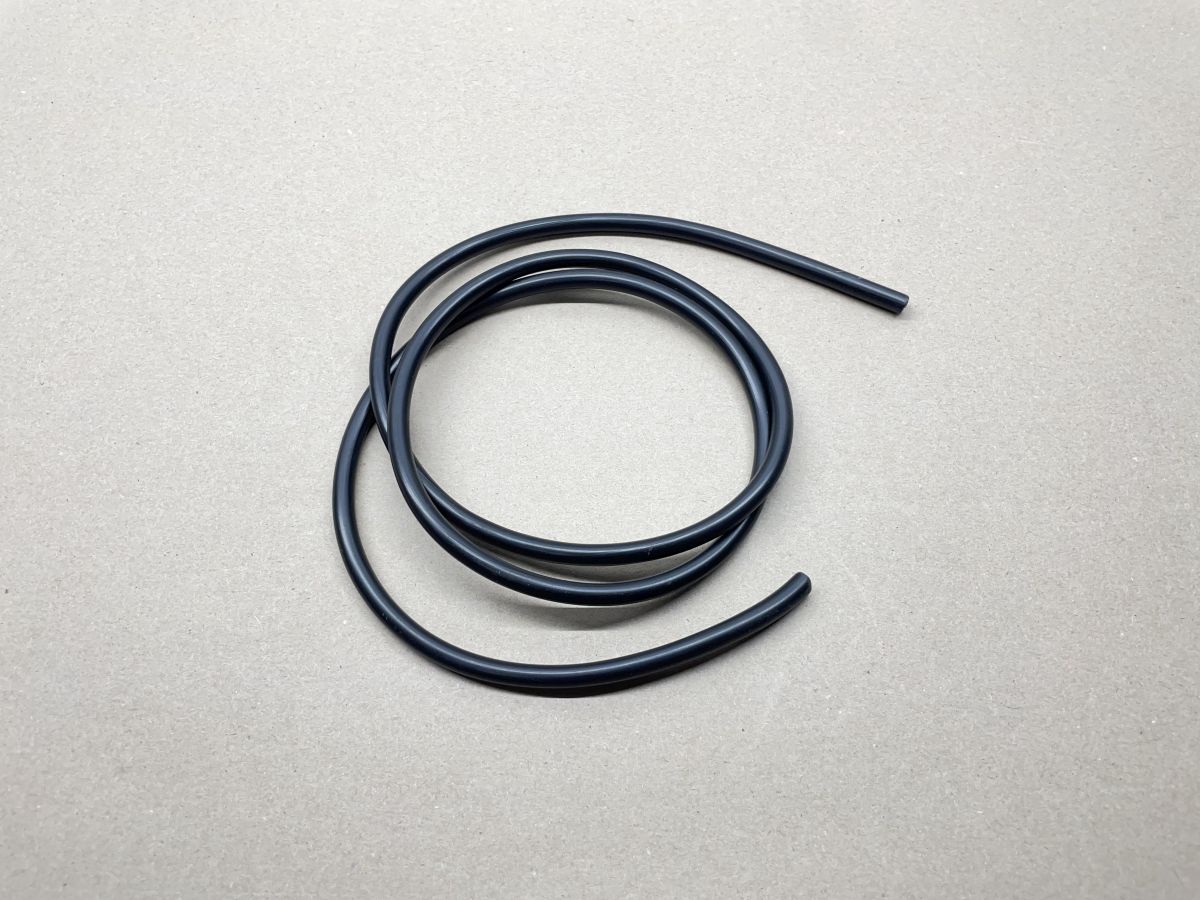 Zündkabel PVC Schwarz 1 Meter 7mm Ø Hercules Zündapp Kreidler KTM Mofa (94-165)