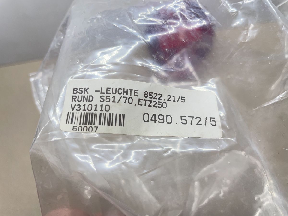 BSK Rücklicht Rund für Simson S51 KR51/2 SR50 MZ ETZ 125 150 250 NEU  (94-246)