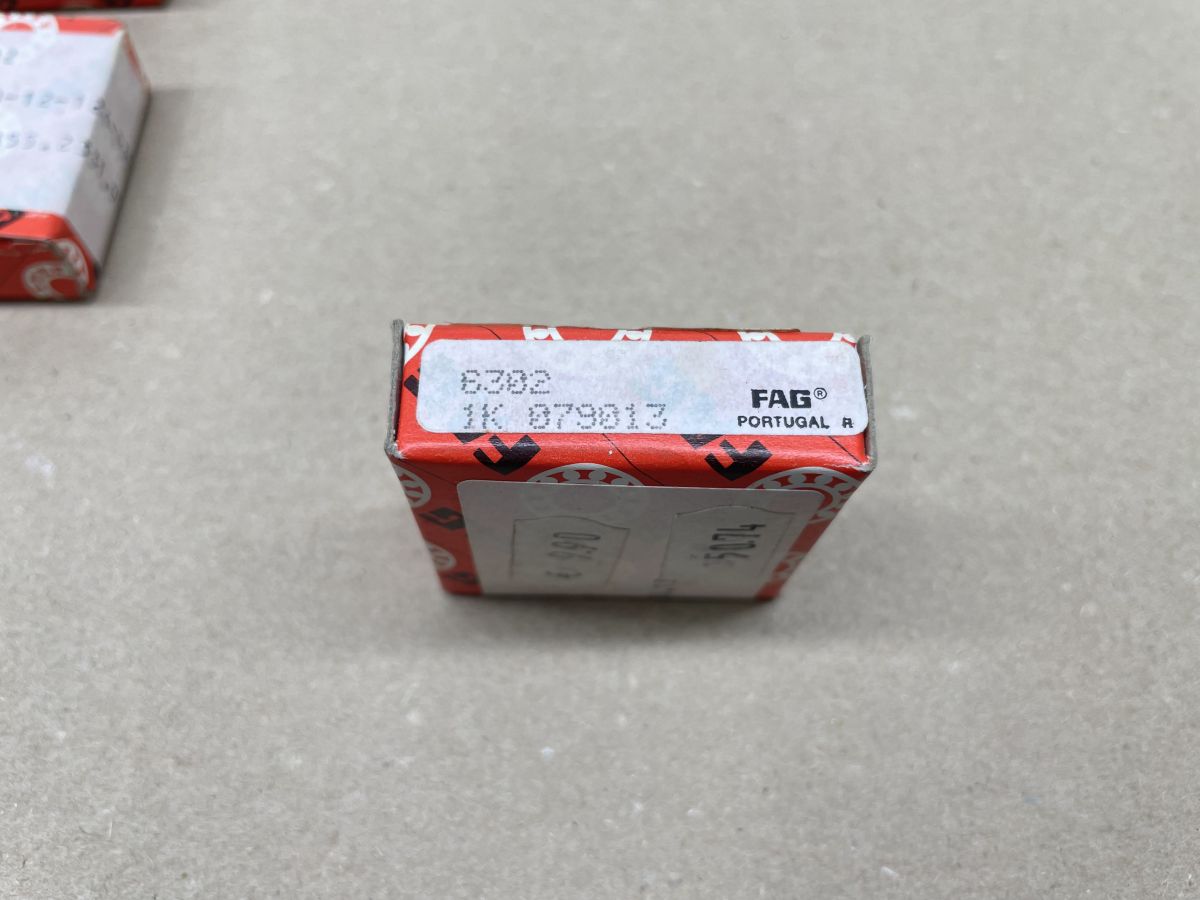 7x FAG 6302 Rillenkugellager offen 15 x 42 x 13 NEU Kugellager (118-17)