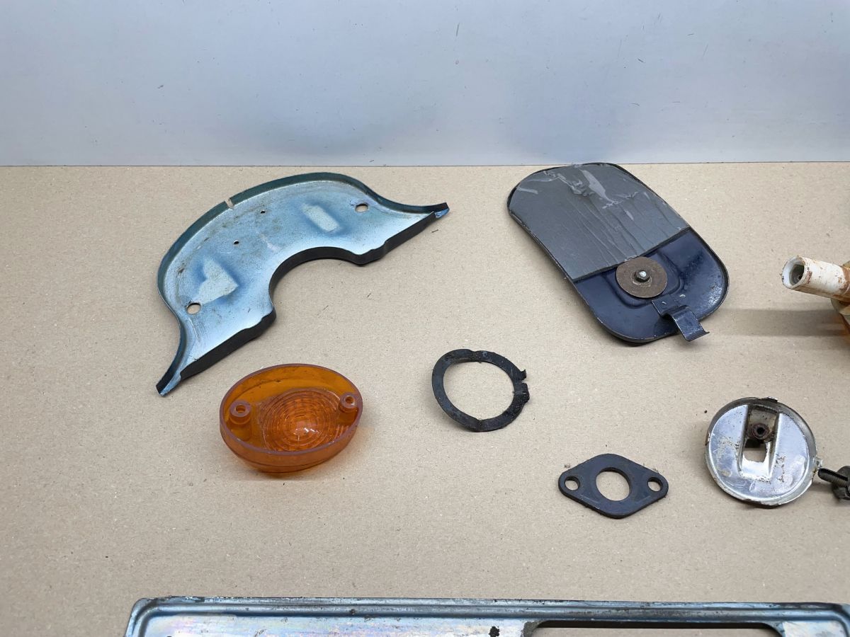 Simson Schwalbe original Teile Fußrasten Gasgriff Blinker Verkleidung Luftfilter