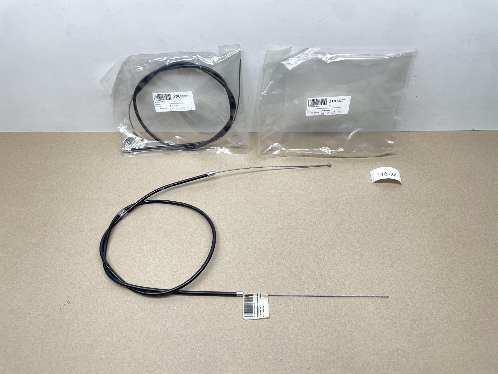 LEM Condor S6 -  2x Bremszug hinten 0994300530 rear brake cable (118-28)