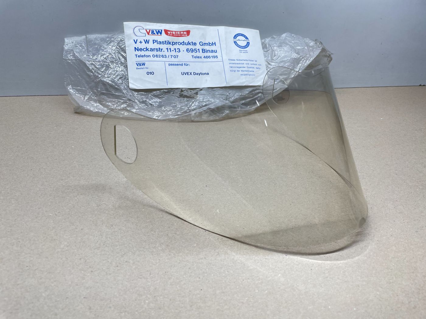UVEX Daytona Helmvisier Schutzvisier Helm NOS NEU helmet  (106)
