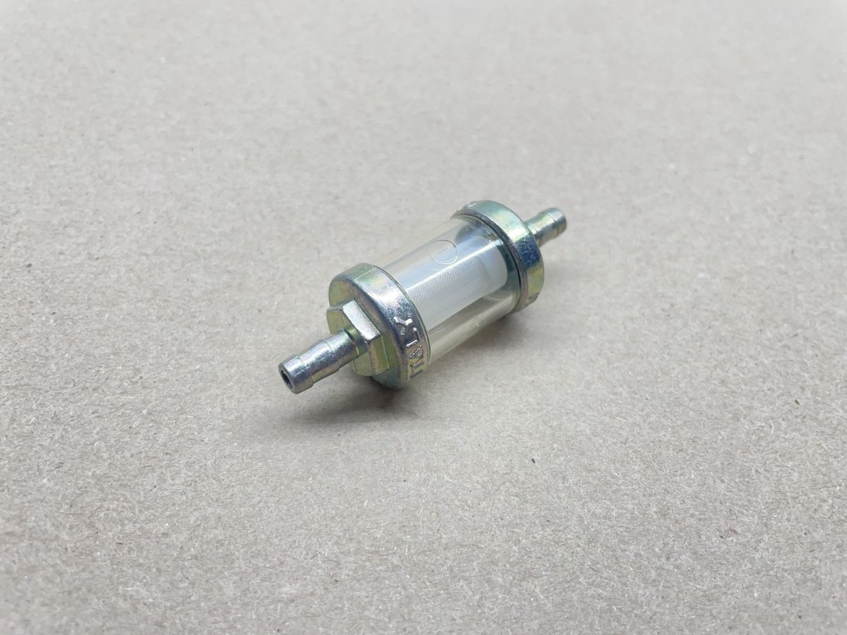 2x Benzinfilter OMG ø6mm AUSWASCHBAR Moped Mokick MZ Kreidler KTM DKW (94-349)