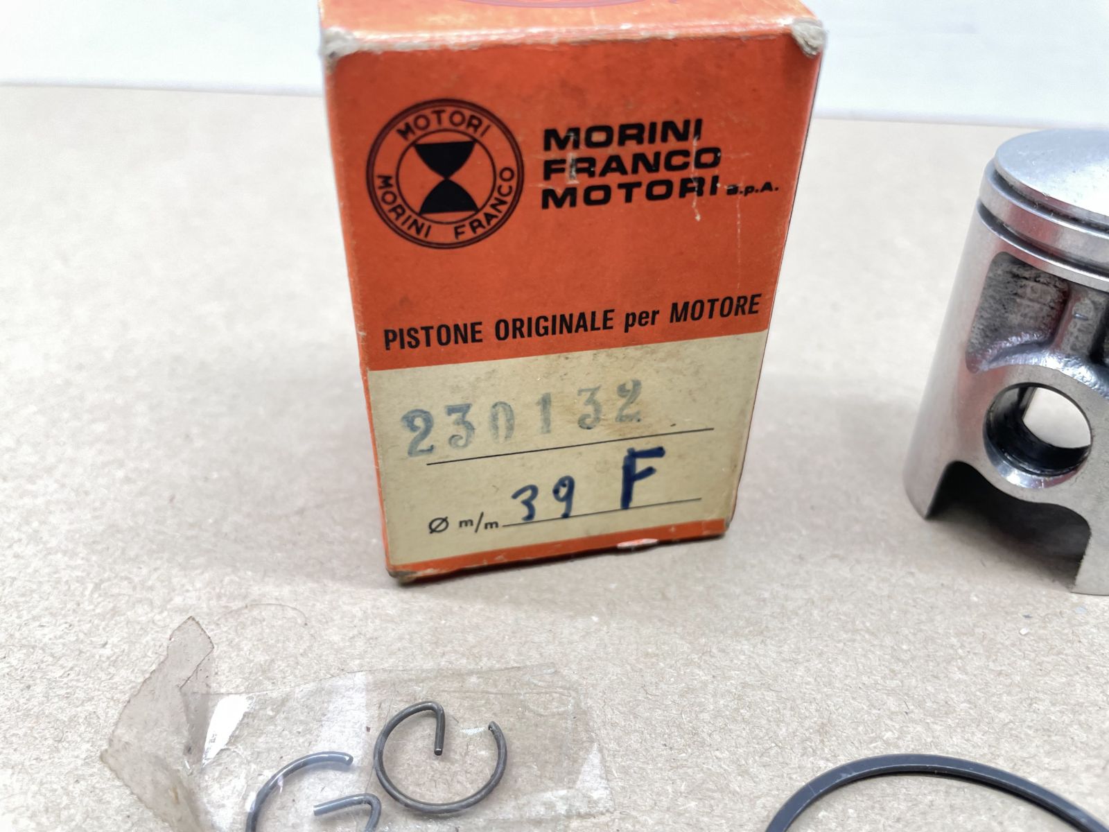 Franco Morini S5 Kolben 39mm VERTEX - Malaguti Grizzly LEM 50 AC piston (118-23)