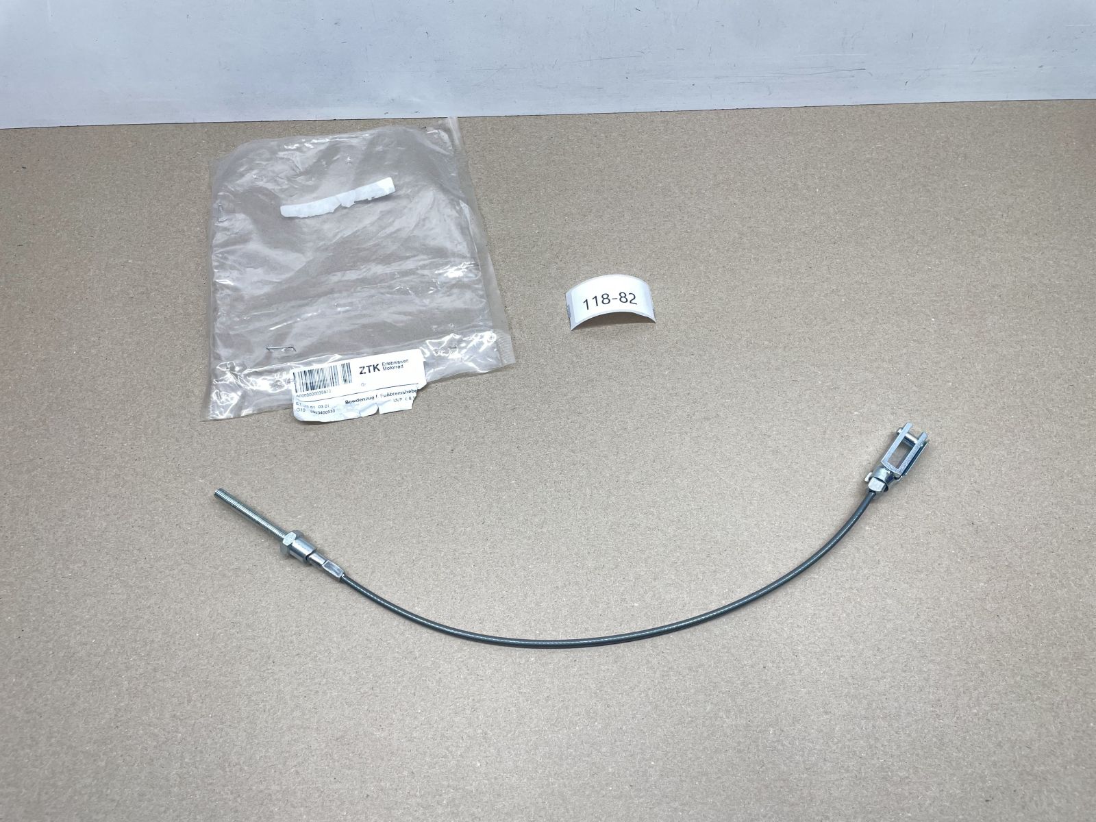LEM CXF-2 Bremszug Fußbremshebel 0983400530 brake cable foot brake lever (118-28)