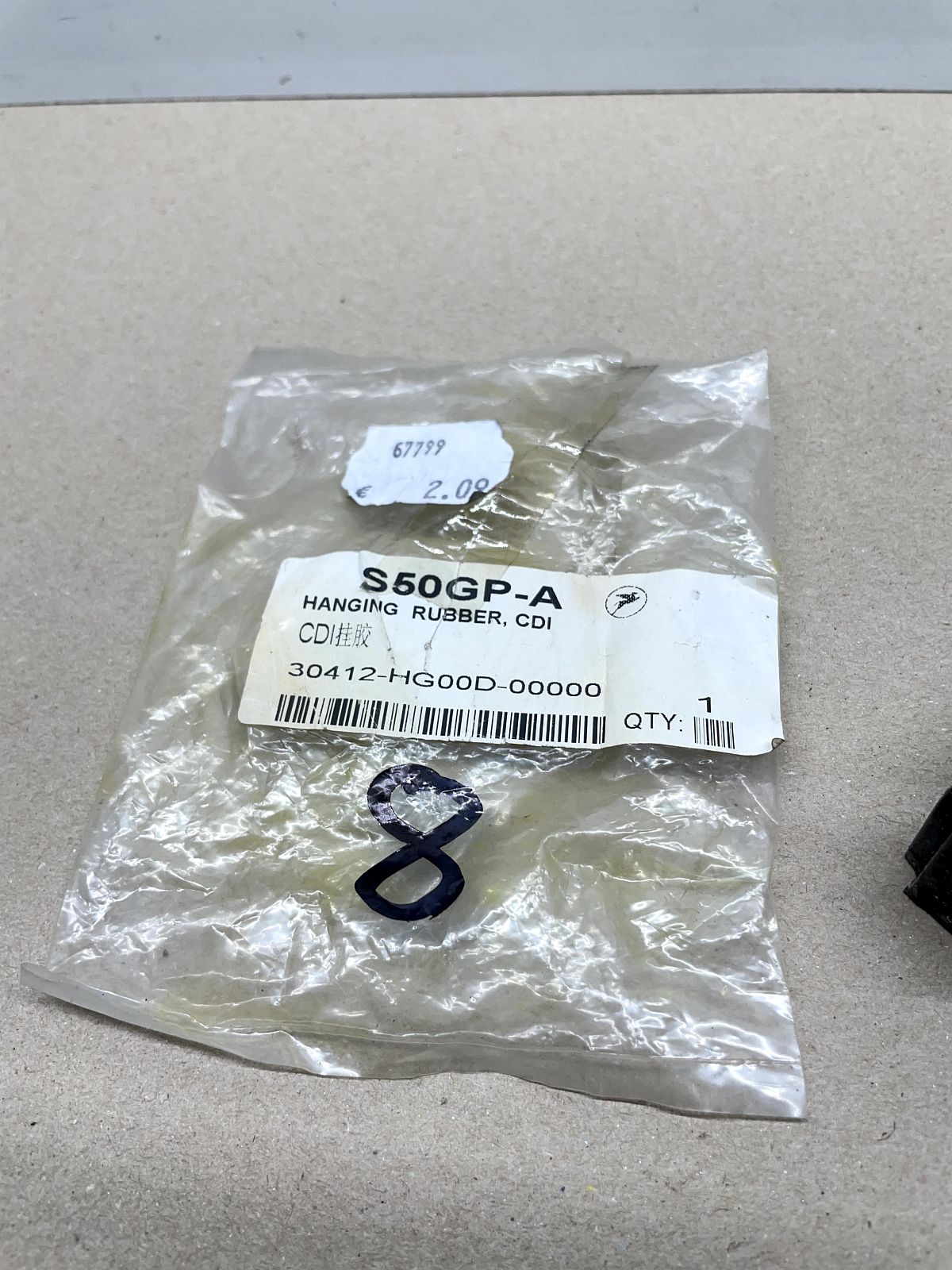 Pegasus S50 GP LX - ORIGINAL Halterung CDI NEU hanging rubber  (40-24)