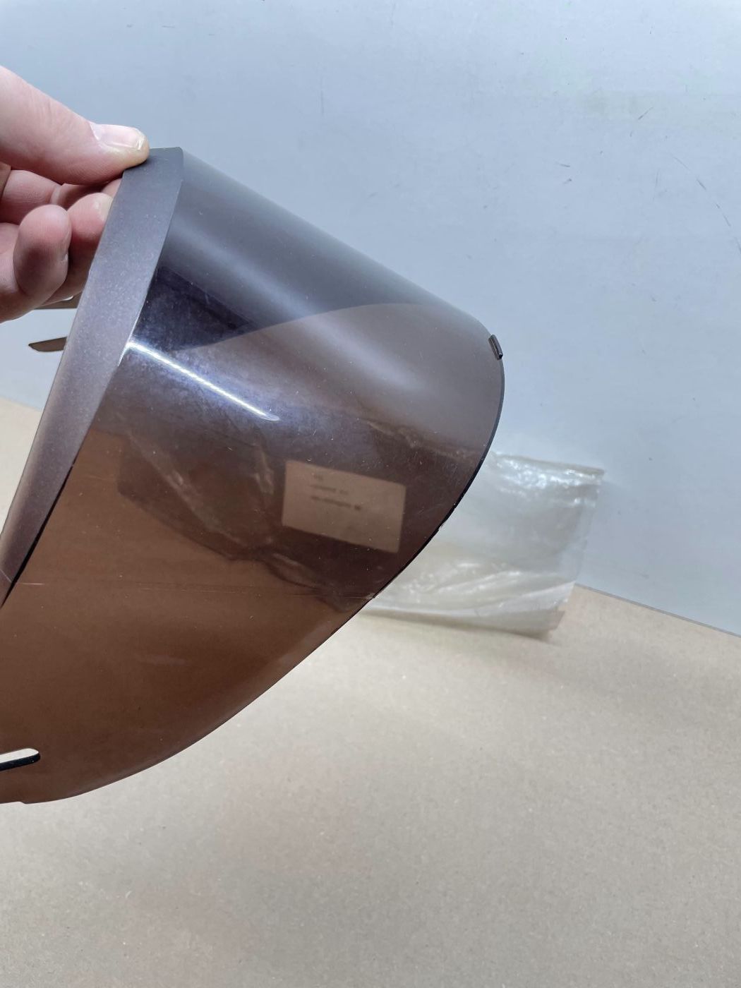 Max Integral 80 Helmvisier getönt Schutzvisier Helm NOS NEU helmet vintage (106)