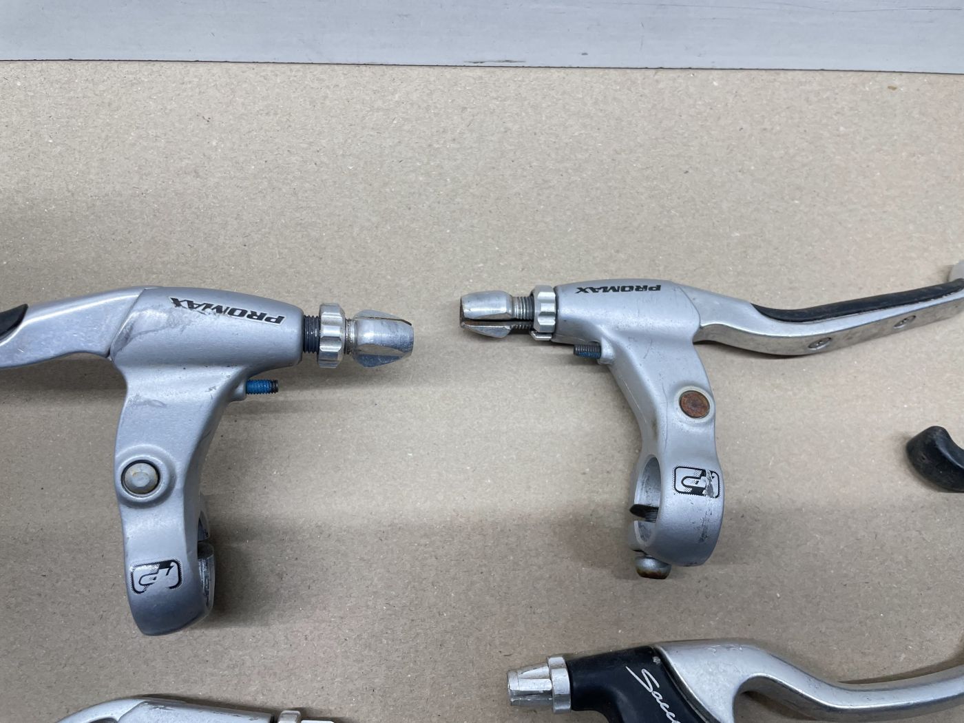 Fahrrad Bremshebel TEKTRO PROMAX Saccon Bremsarm Felgenbremse Bremsbeläge (112G)