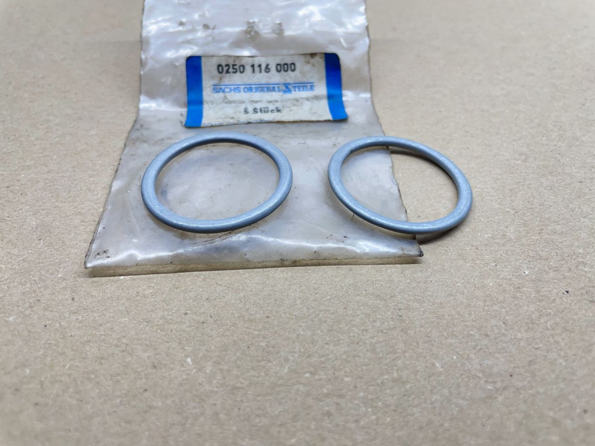 2x ORIGNIAL Sachs Auspuffdichtung 30 x 38 x 4 NOS Hercules K50 50S KTM  (83-5)