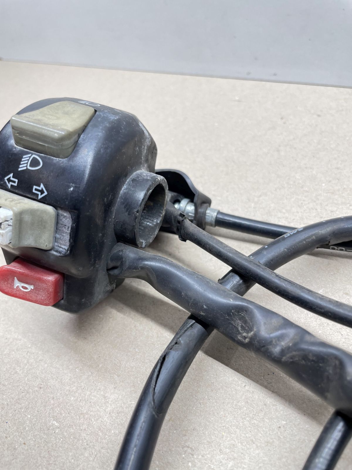 Kreidler Flory 50 2T - Lenkerarmatur links  Bremse Lichtschalter Blinker (65-2)