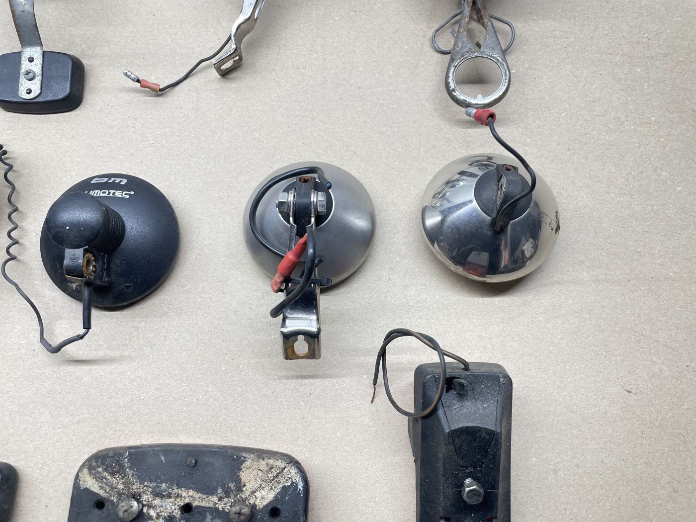 9x Scheinwerfer Fahrrad Licht Lampe Reflektor Basta Lumotec Spartamet (112)