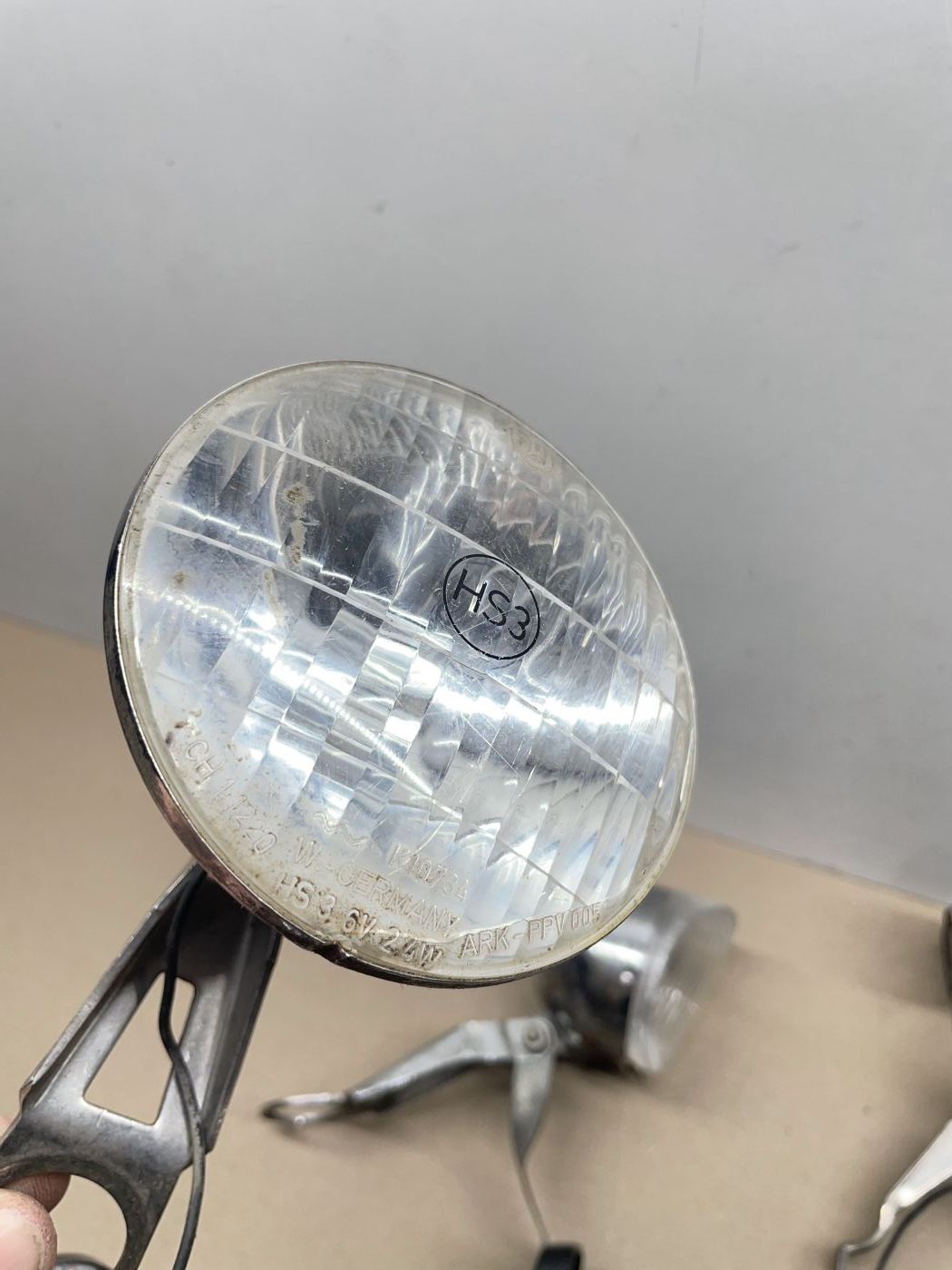 9x Scheinwerfer Fahrrad Licht Lampe Reflektor Basta Lumotec Spartamet (112)
